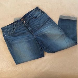 NYDJ Jessica cuffed relaxed boyfriend jeans sz 18